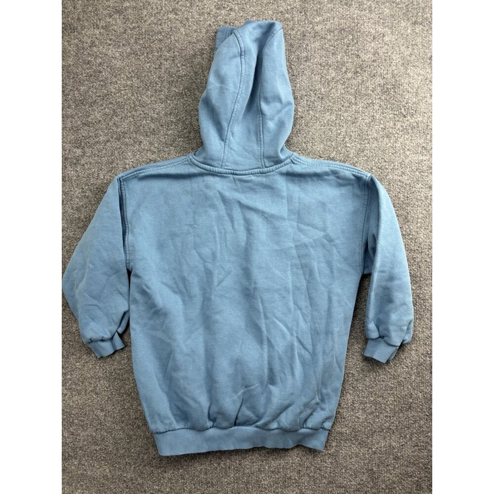 Nike Hoodie Womens Medium Cropped Fleece Pullover Swoosh Logo Sweatshirt - Picture 8 of 8